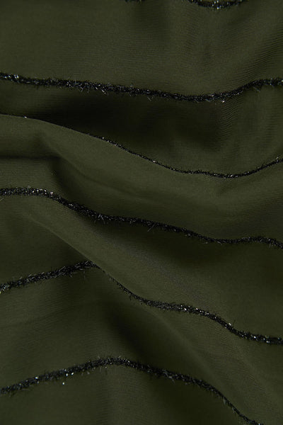 Vivencia sjal med glitter (khakigrønn) - Shams.no