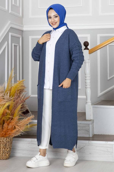 Salda cardigan indigo - Shams.no