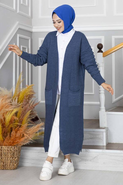 Salda cardigan indigo - Shams.no