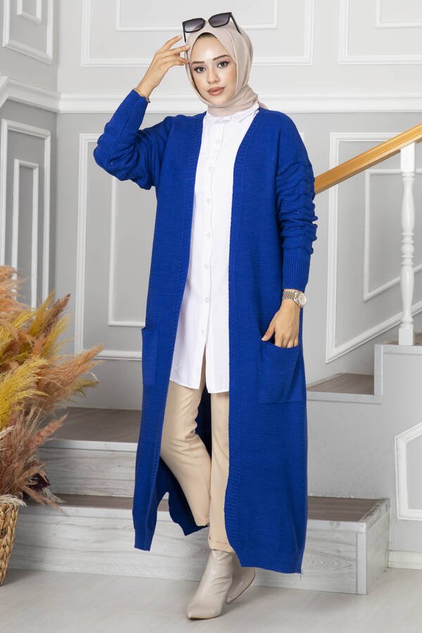 Salda cardigan mørkeblå - Shams.no