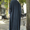 To - delt sett med striper. Kjole og cardigan (indigo) - Shams.no