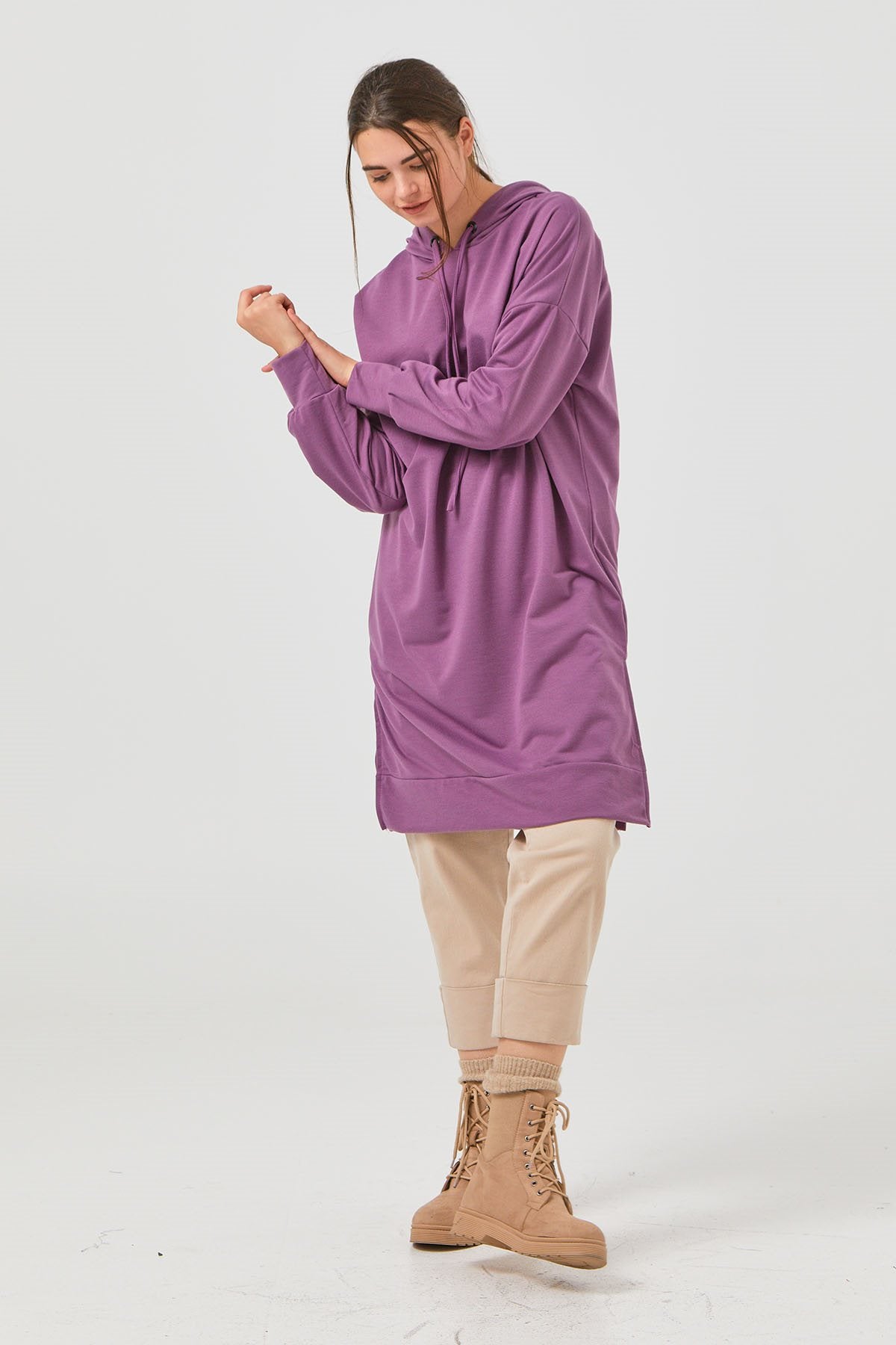 Lilla oversized tunika