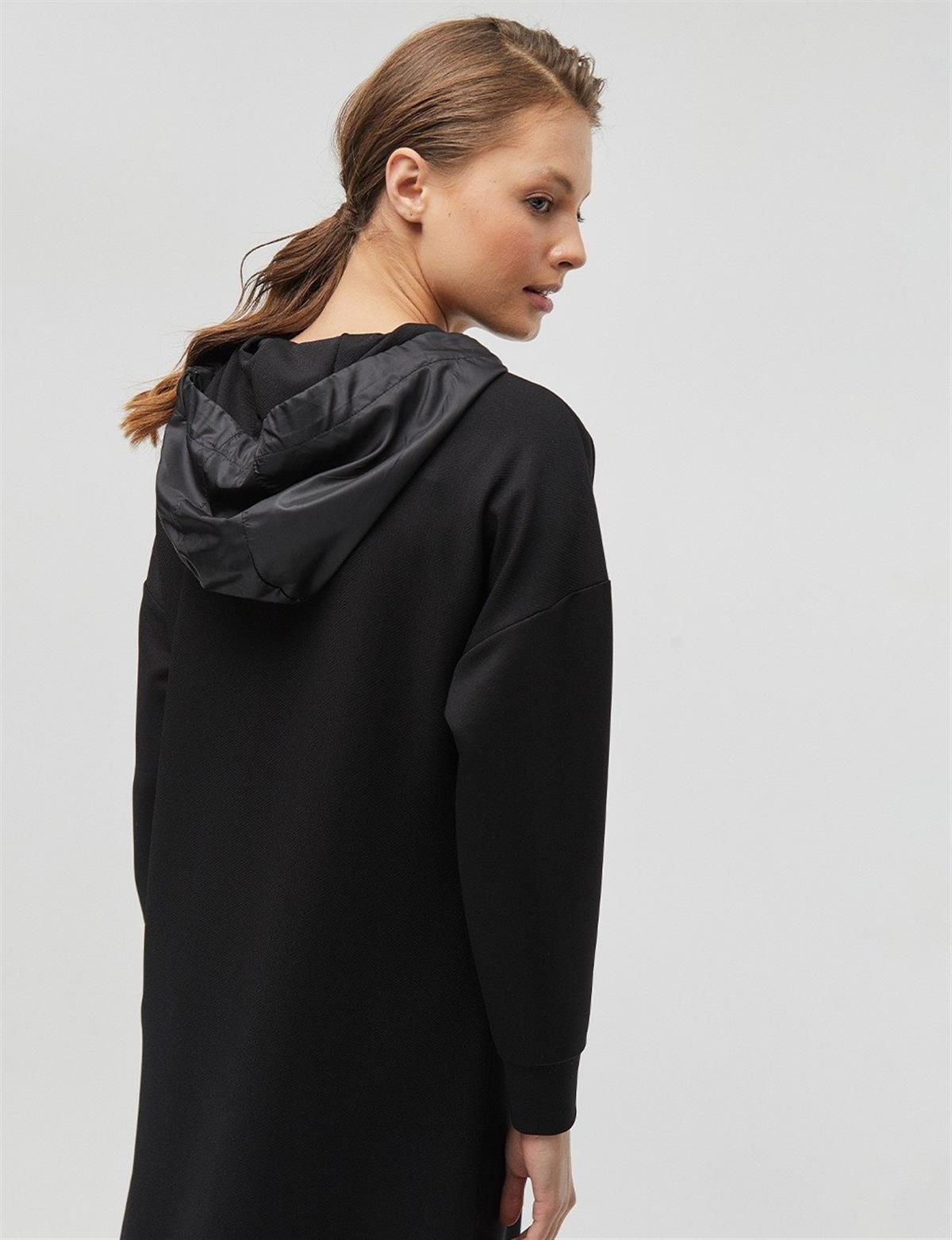 Kayra svart sweat- kjole