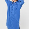 Blå oversized tunika - Shams.no