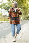 Jakke/ skjorte (brick color) - Shams.no