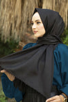 Pashmina - sjal - Svart - 13 - Shams.no