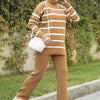 To - delt sett med striper (Camel) - Shams.no