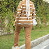 To - delt sett med striper (Camel) - Shams.no