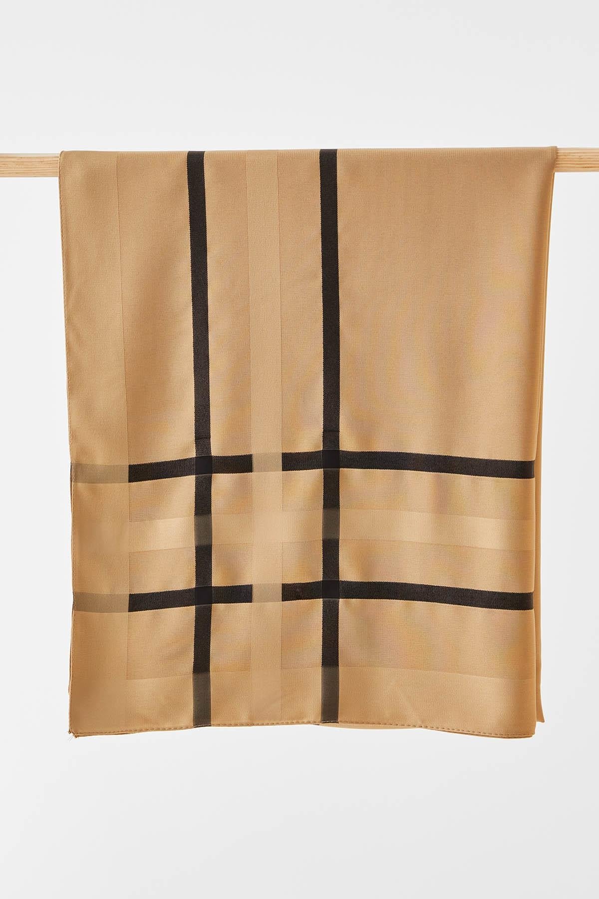 Vivencia sjal (beige/ svart) - Shams.no