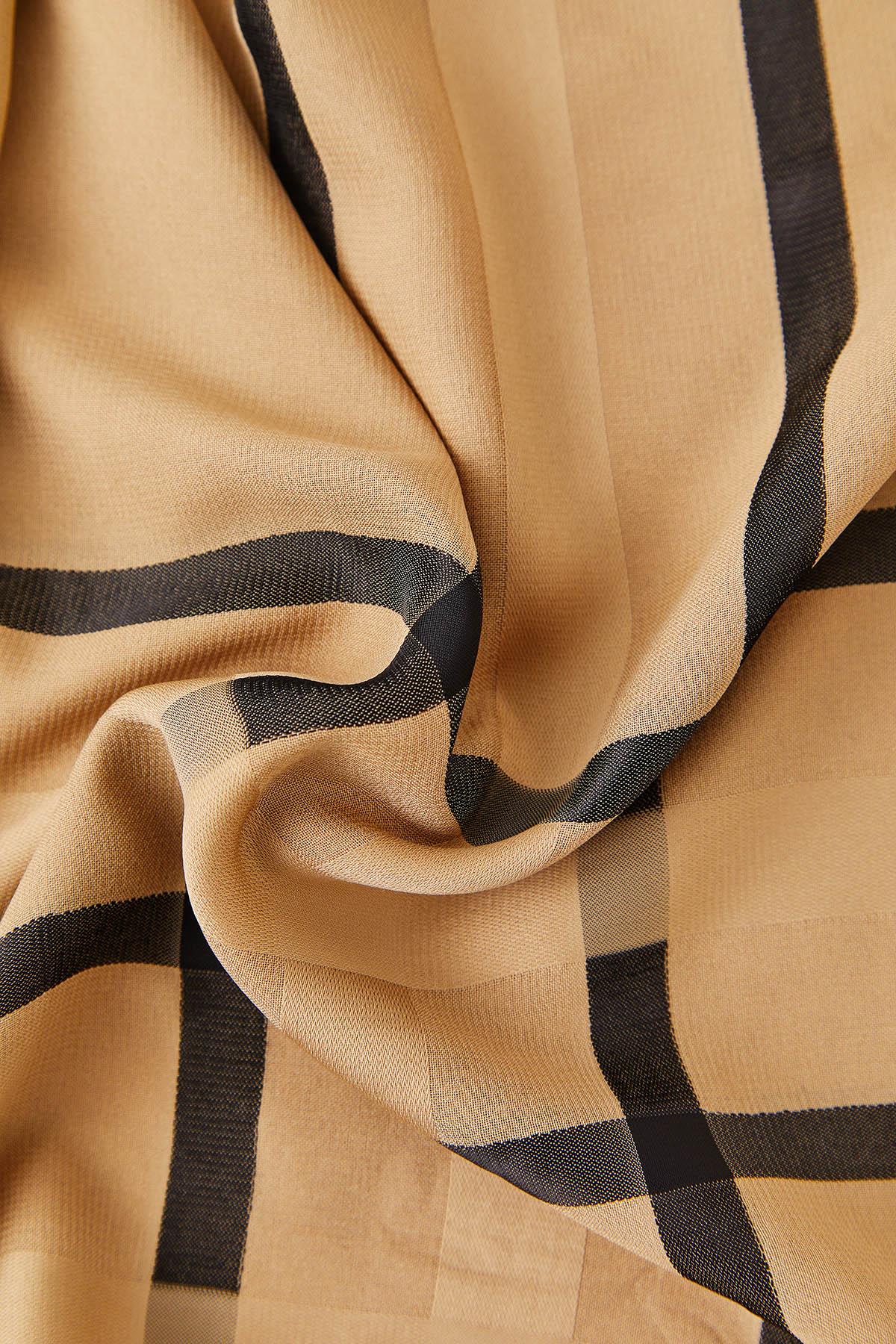 Vivencia sjal (beige/ svart) - Shams.no