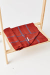 Vivencia sjal (brick color/lilla) - Shams.no